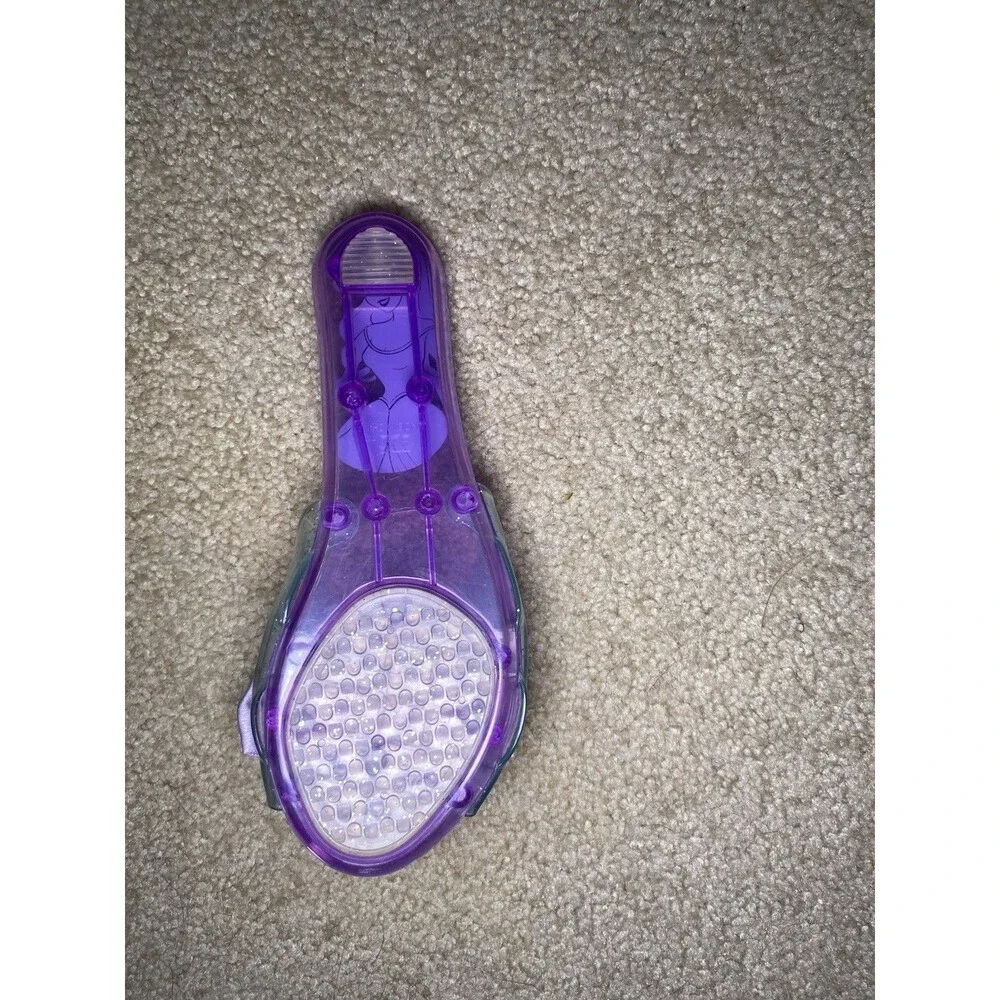 Disney Princess Ariel The Little Mermaid Purple Glitter Dress Up Play Shoes - Picture 4 of 5